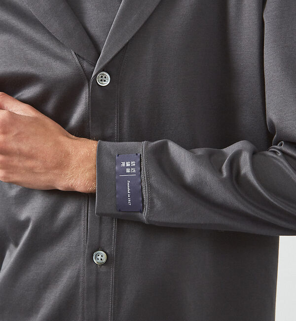 ABAHOUSE「【40周年】【Recency &times; 近藤紡績所】ARMONICOS ショールカラー」|カーディガン|