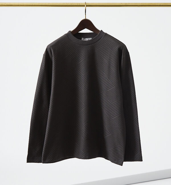 ABAHOUSE「ジオメトリックリンクス 長袖Tシャツ」|Tシャツ・カットソー|