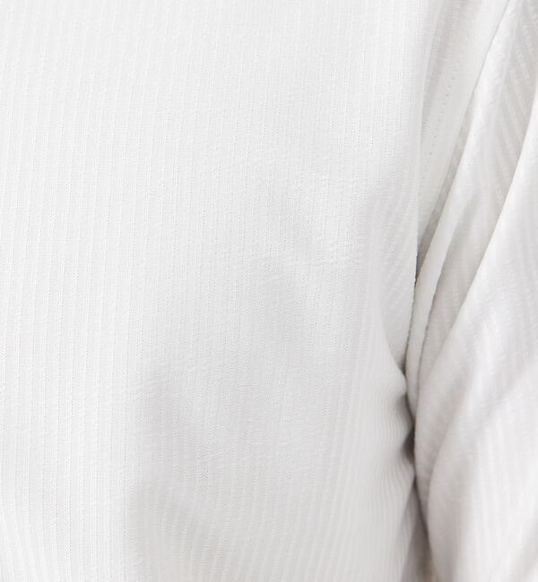 ABAHOUSE「トリコットサッカー 半袖シャツ」|シャツ・ブラウス|