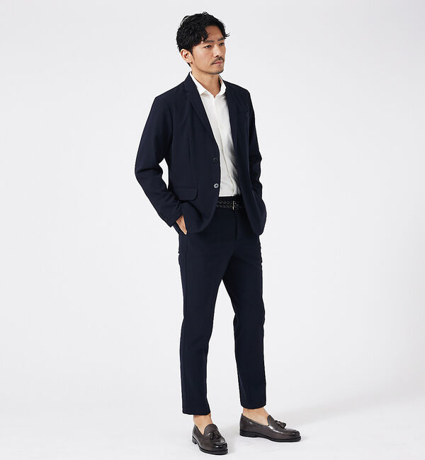 ABAHOUSE「トリコットサッカー 半袖シャツ」|シャツ・ブラウス|