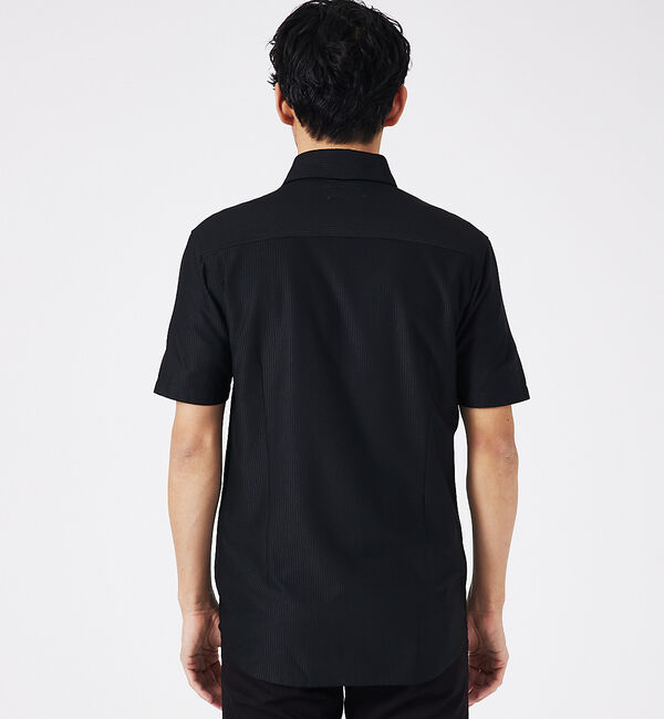 ABAHOUSE「トリコットサッカー 半袖シャツ」|シャツ・ブラウス|