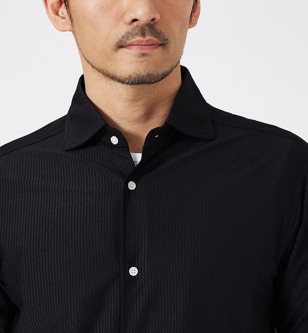 ABAHOUSE「トリコットサッカー 半袖シャツ」|シャツ・ブラウス|