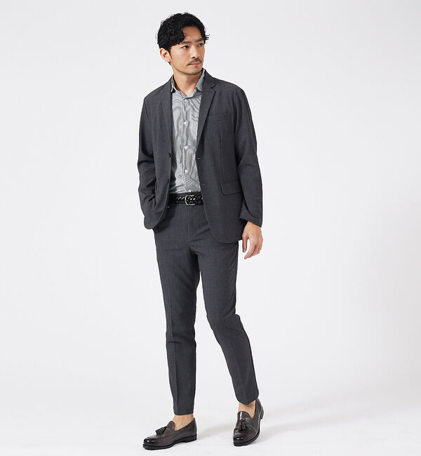 ABAHOUSE「トリコットサッカー 半袖シャツ」|シャツ・ブラウス|