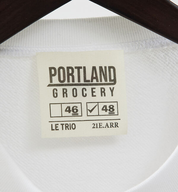 ABAHOUSE「【PORTLAND-GROCERY】グラフィックプリント クルーネックスウェット」|スウェット・ジャージ|