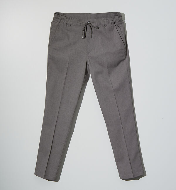 ABAHOUSE「【セットアップ対応】吸水速乾 リネンライク スラックス パンツ」|スラックス|モカ