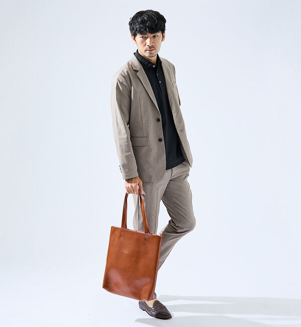 ABAHOUSE「【上下2点セット/セットアップ対応】吸水速乾 リネンライク セットアップ / ス」|スーツ|