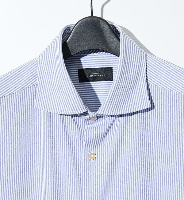 ABAHOUSE「ハイストレッチ バックストライプ半袖シャツ【FLEX SHIRTS】」|シャツ・ブラウス|