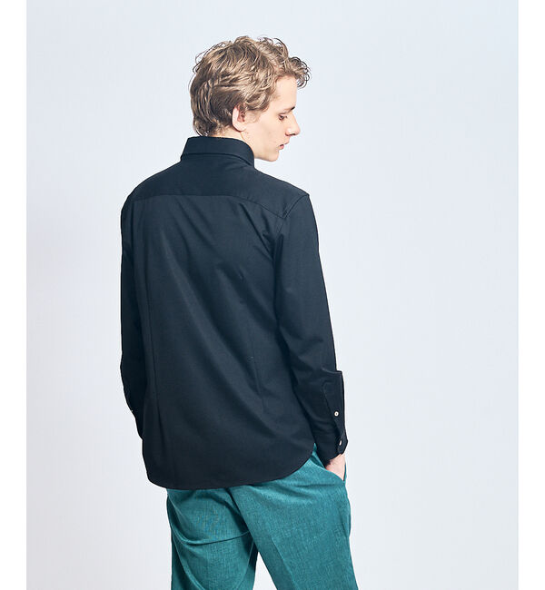 ABAHOUSE「【接触冷感】アイスピケ ストレッチ 長袖シャツ / FLEX SHIRTS」|シャツ・ブラウス|