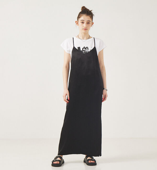 Rouge vif「アセテートキャミワンピース」|ワンピース|