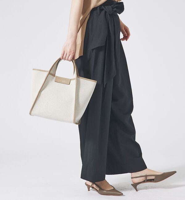 qualite「【FEEL AND TASTE】ミニトート」|トートバッグ|グレージュ