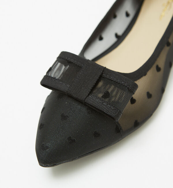 AU BANNISTER「【販売店舗限定】チュール フラットパンプス」|パンプス|