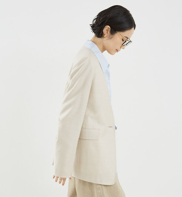 The Store by C' 「【COCUCA】ノーカラージャケット」|ノーカラージャケット|