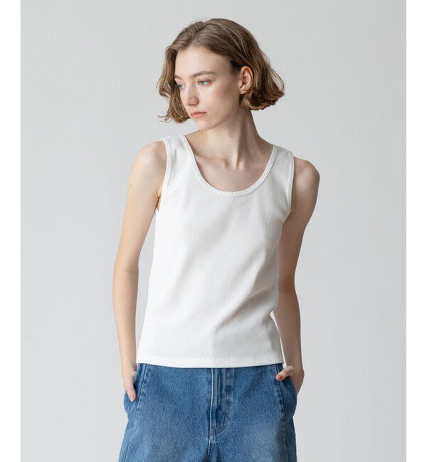 allureville「スクープネックタンク」|その他|オフホワイト