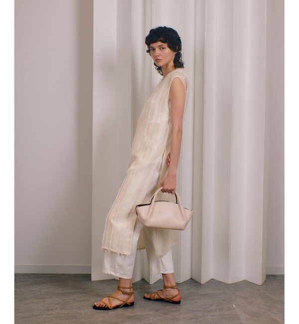 allureville「ストライプカットジャガードナローワンピース」|ワンピース|