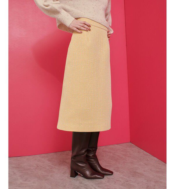 LOULOU WILLOUGHBY「【LOULOU WILLOUGHBY】スパークルジャガードスカート」|台形|