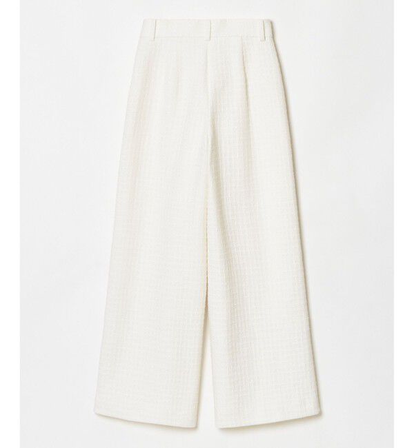 LOULOU WILLOUGHBY「【LOULOU WILLOUGHBY】スラブツイードワイドパンツ」|その他|