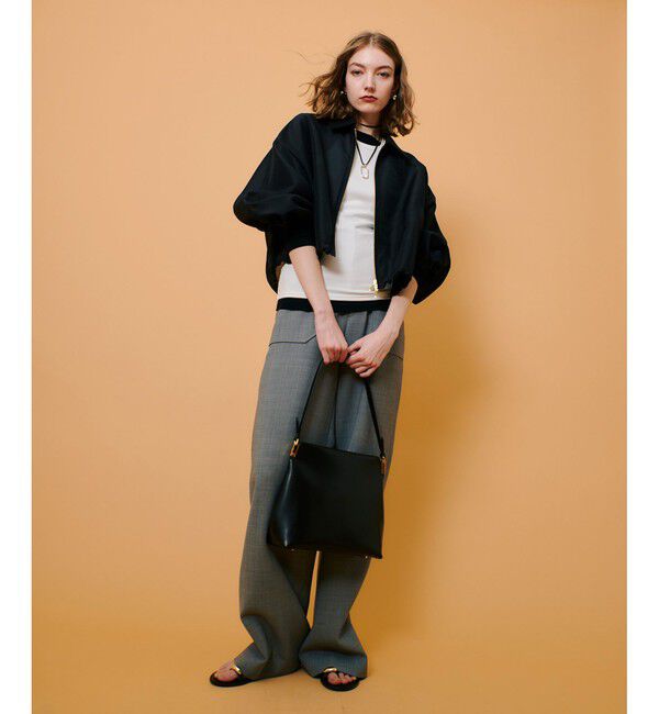 allureville「T/W 2WAYバイヤスワイドパンツ」|サルエル|