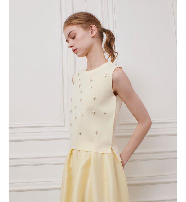 LOULOU WILLOUGHBY「【LOULOU WILLOUGHBY】ジュエルプルオーバー」|ニット・セーター|