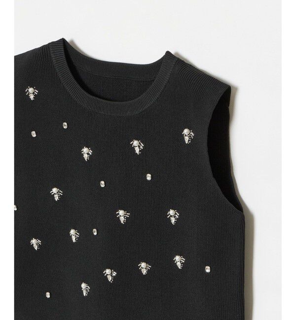 LOULOU WILLOUGHBY「【LOULOU WILLOUGHBY】ジュエルプルオーバー」|ニット・セーター|