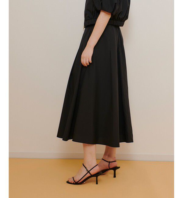 allureville「マットタフタアンイーブンタックスカート」|スカート|