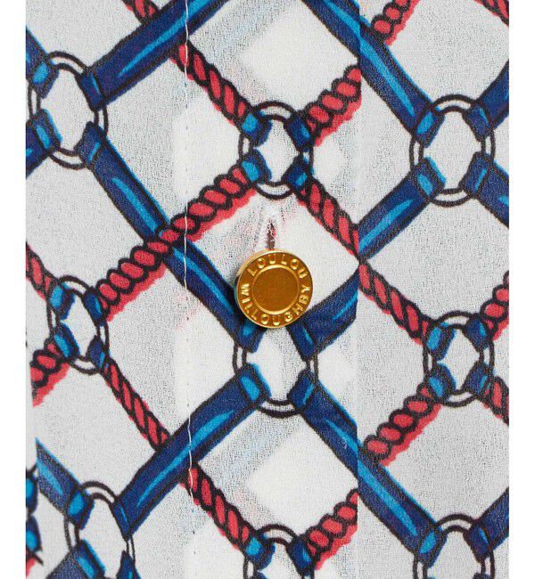 LOULOU WILLOUGHBY「【LOULOU WILLOUGHBY】ロープリングプリントワンピース」|ワンピース|