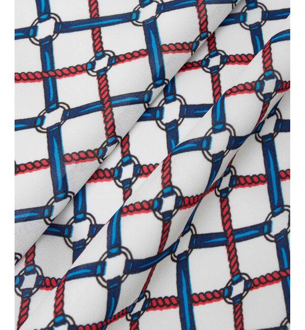 LOULOU WILLOUGHBY「【LOULOU WILLOUGHBY】ロープリングプリントワンピース」|ワンピース|