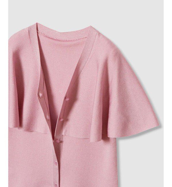 LOULOU WILLOUGHBY「【LOULOU WILLOUGHBY】メタリックヤーンケーププルオーバー」|ニット・セーター|