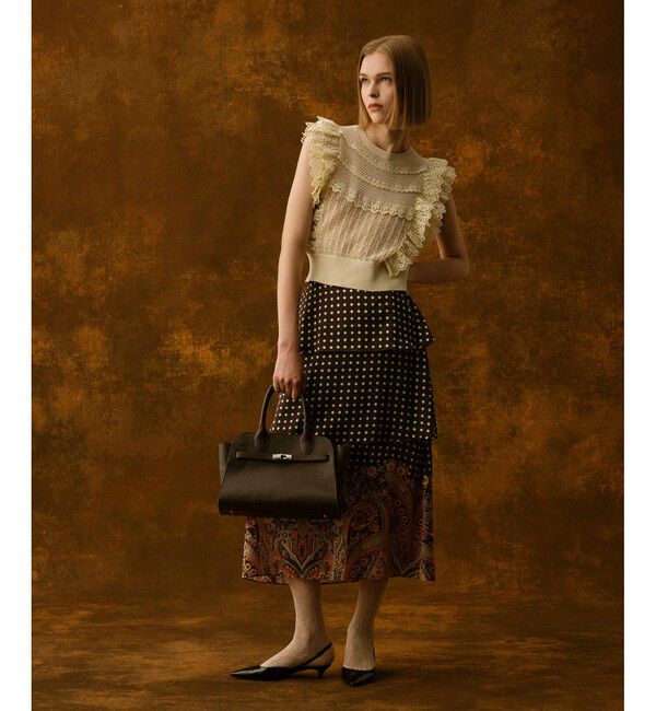 allureville「フロント尾錠トートバッグ」|ショルダー・メッセンジャー|