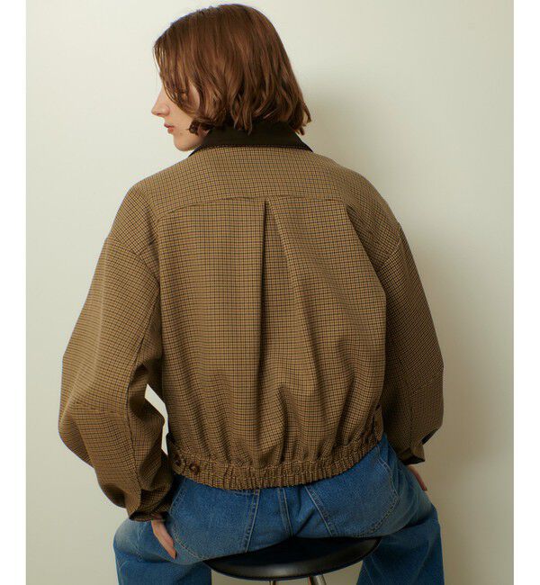 allureville「ステンカラーブルゾン」|ブルゾン・スタジャン|