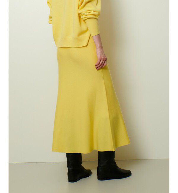 allureville「ウール混Ｗフェイスナローマーメイドスカート」|スカート|