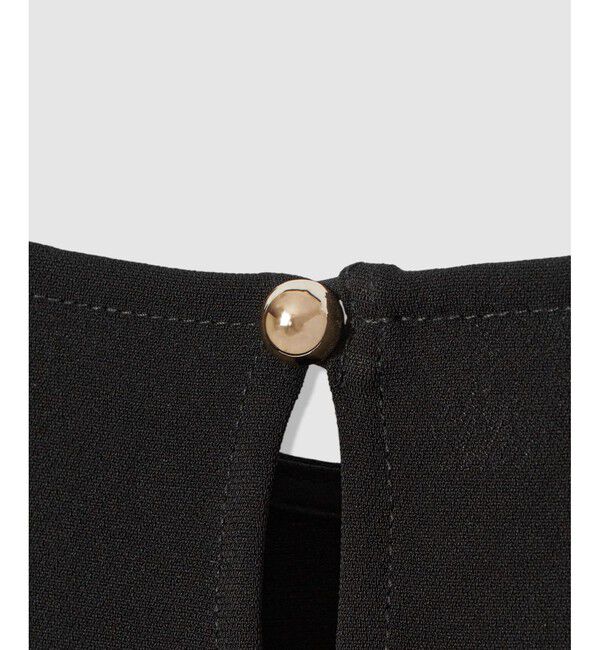 LOULOU WILLOUGHBY「【LOULOU WILLOUGHBY】ダブルクロス袖リボンブラウス」|シャツ・ブラウス|