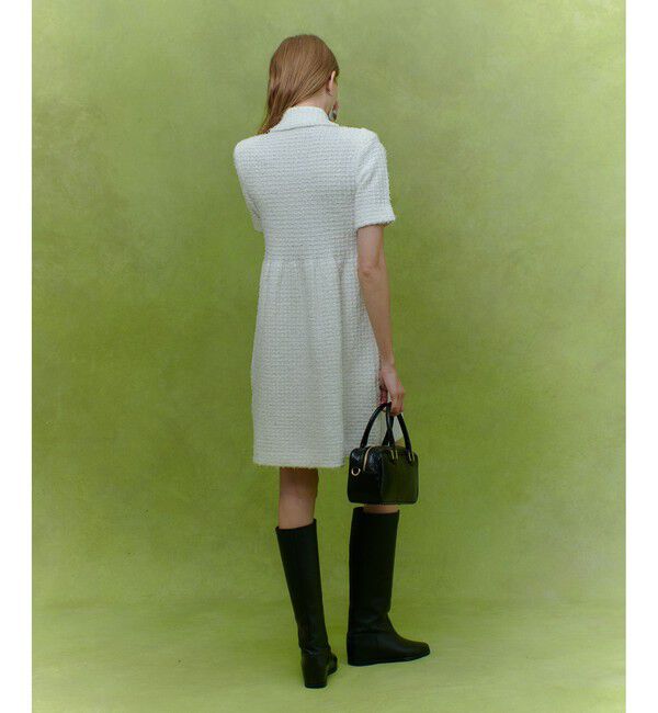LOULOU WILLOUGHBY「【LOULOU WILLOUGHBY】ニットツィードワンピース」|ワンピース|