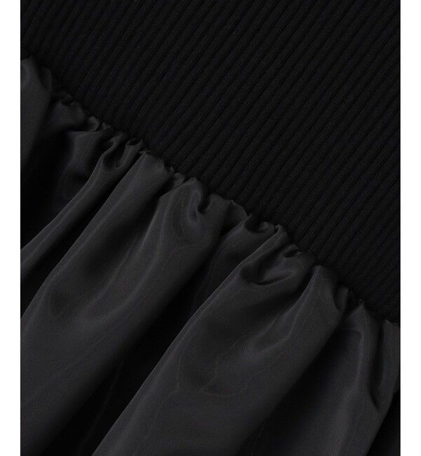 allureville「タフタドッキングニットワンピース」|ワンピース|