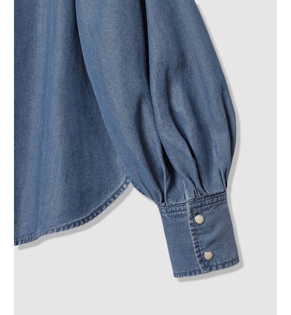 allureville「デニムボウブラウス」|シャツ・ブラウス|