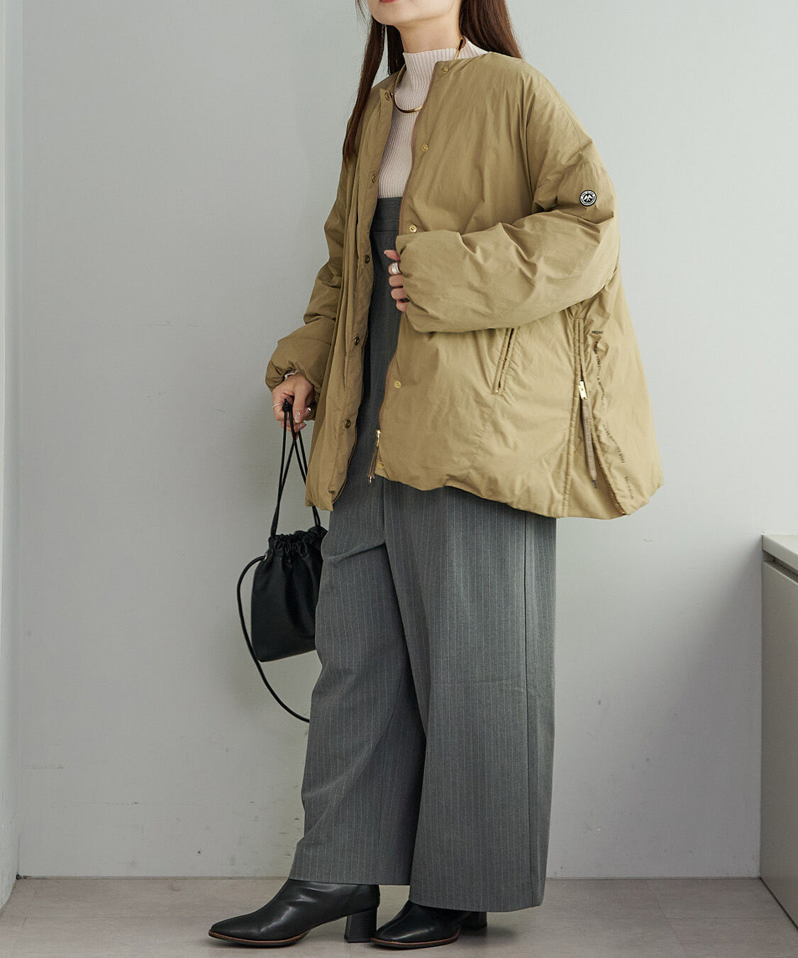 リバイバル/WEB限定】フレンチダックダウンサイドジップジャケット