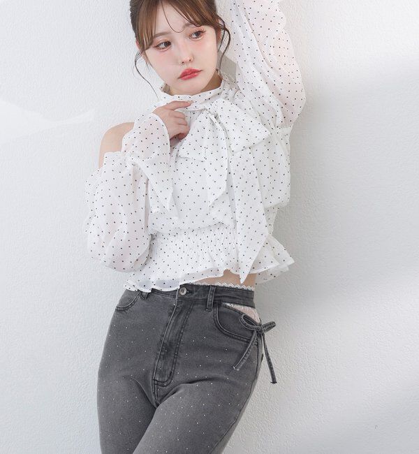  「ボウタイアメスリシアーブラウス」|シャツ・ブラウス|