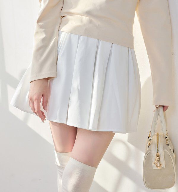  「フレアーミニスカート」|スカート|オフホワイト