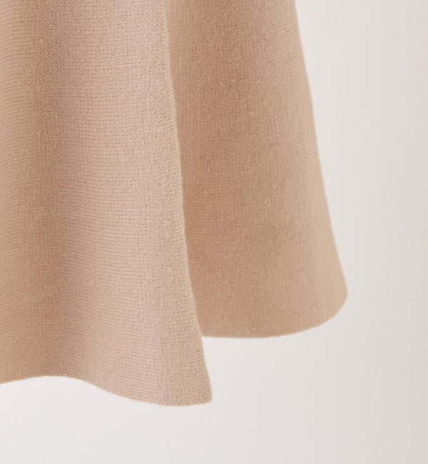  「2wayフェザーカーデSET後ろリボンニットミニワンピ」|ワンピース|