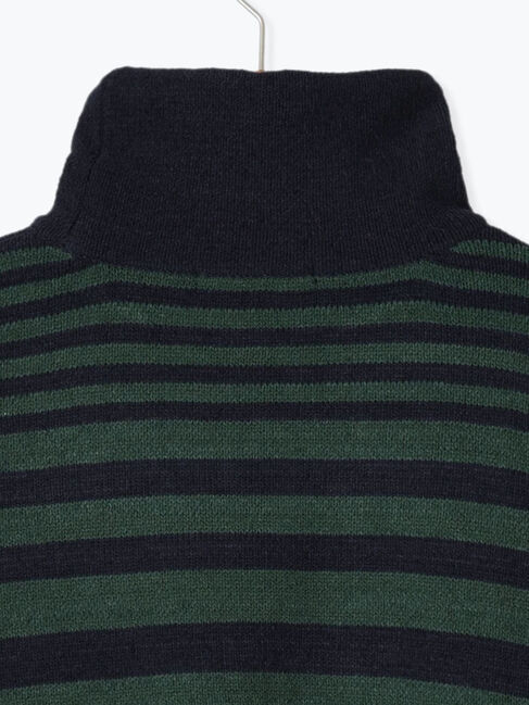 Lugnoncure「モールボーダーデザインニット」|ニット・セーター|