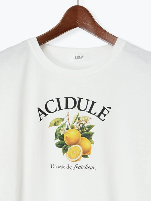Te chichi TERRASSE「フルーツモチーフ柄Tシャツ」|Tシャツ・カットソー|