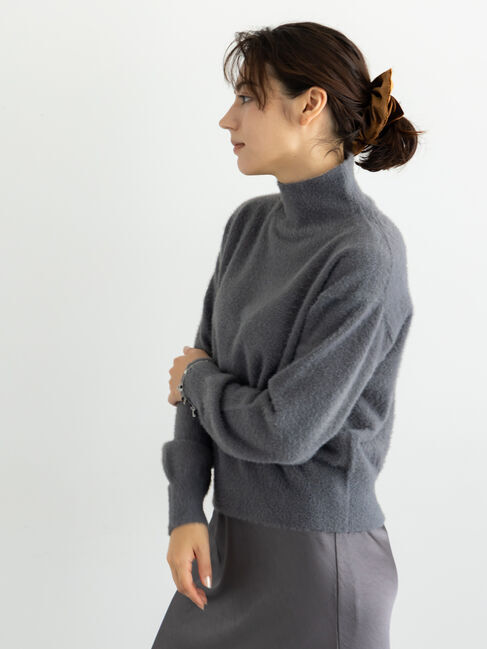 Te chichi「【宮本茉由着用】ハイネックフェザーニット」|ニット・セーター|