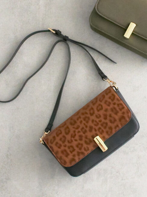 Te chichi「レオパードチェーンクラッチショルダー」|その他|ブラウン