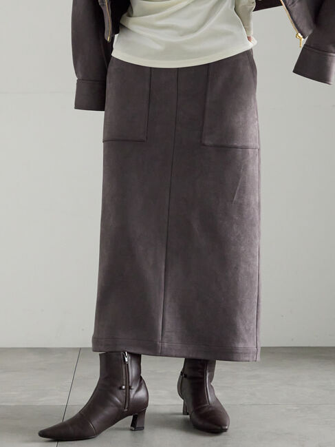 Te chichi「スウェードタイトスカート」|スカート|モカ