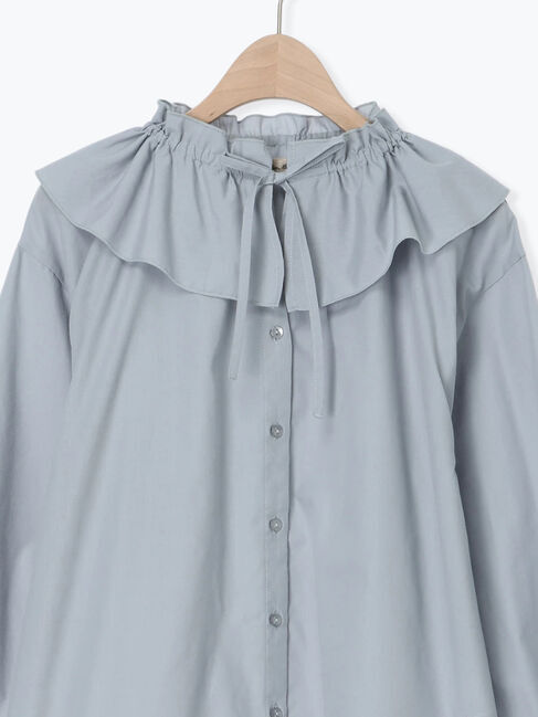 Samansa Mos2「フリル襟ブラウス」|シャツ・ブラウス|