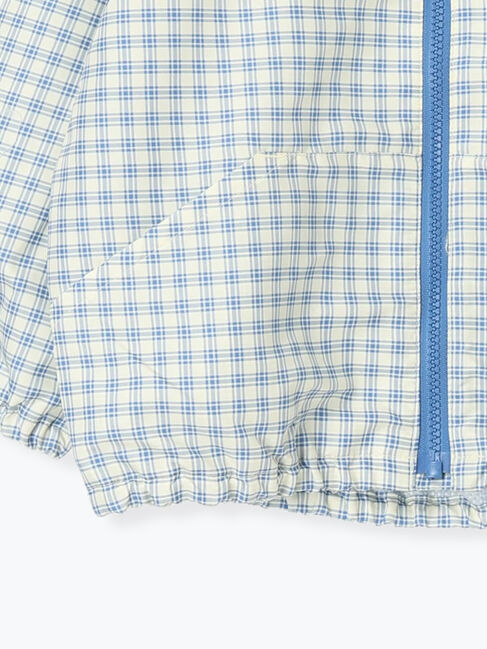 Samansa Mos2 Lagom「【撥水】チェック柄ウィンドブレーカー」|ブルゾン・スタジャン|