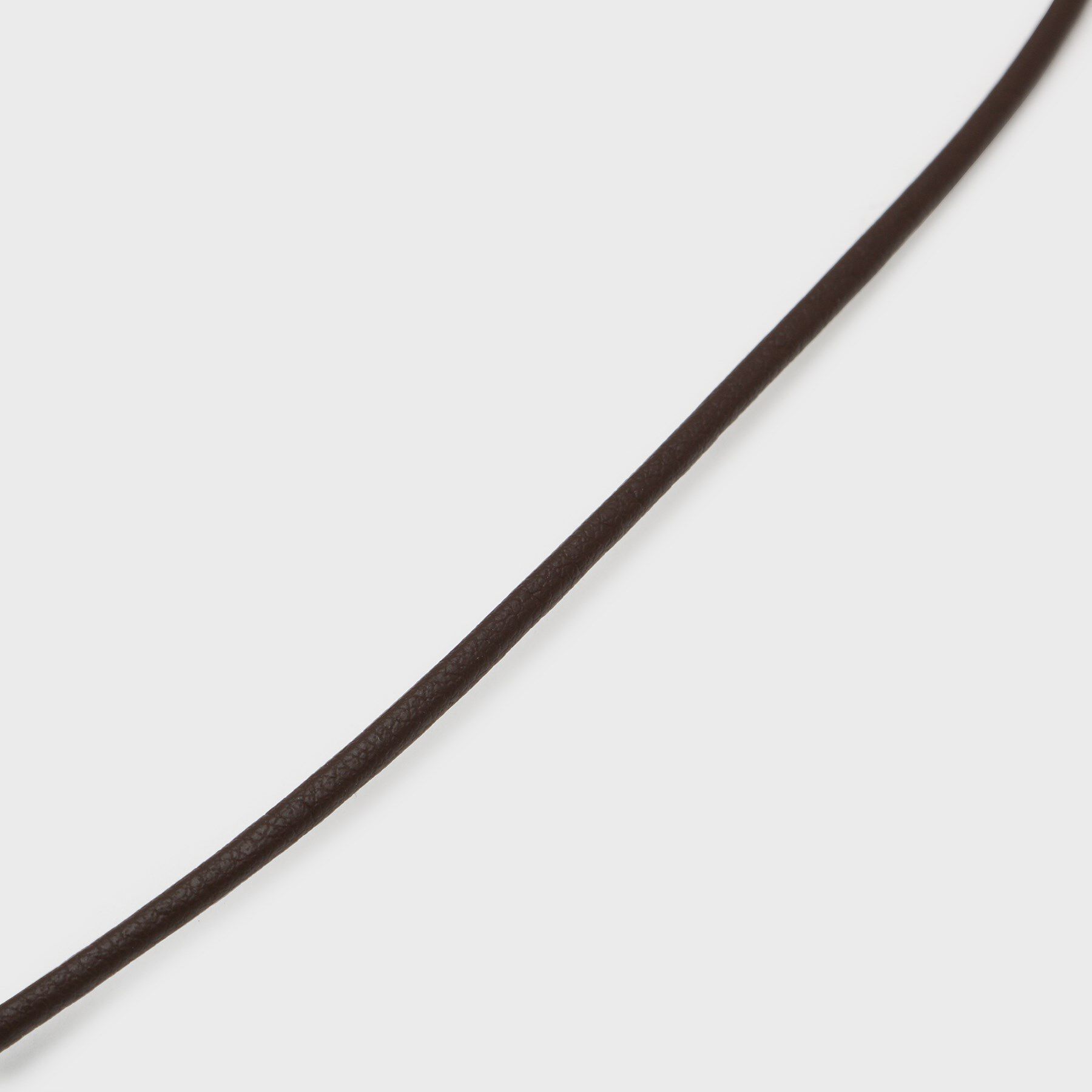 UNTITLED「レザー調トップネックレス」|ネックレス|