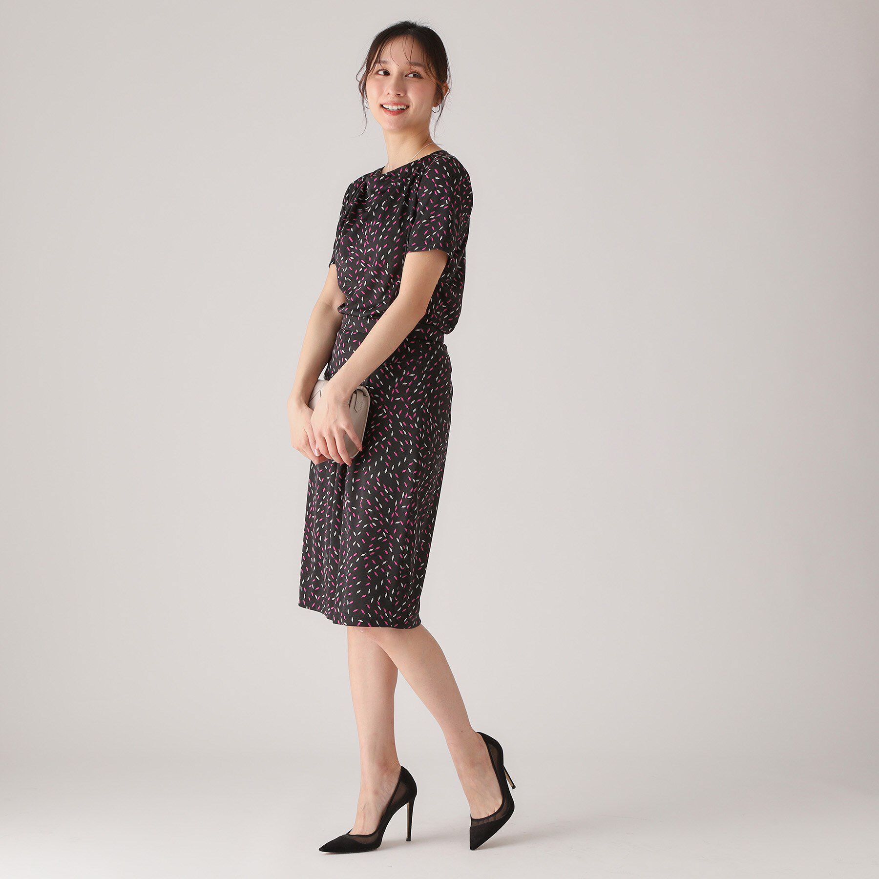 COUP DE CHANCE「【洗える／日本製】ジオメトリック柄カットソー」|Tシャツ・カットソー|