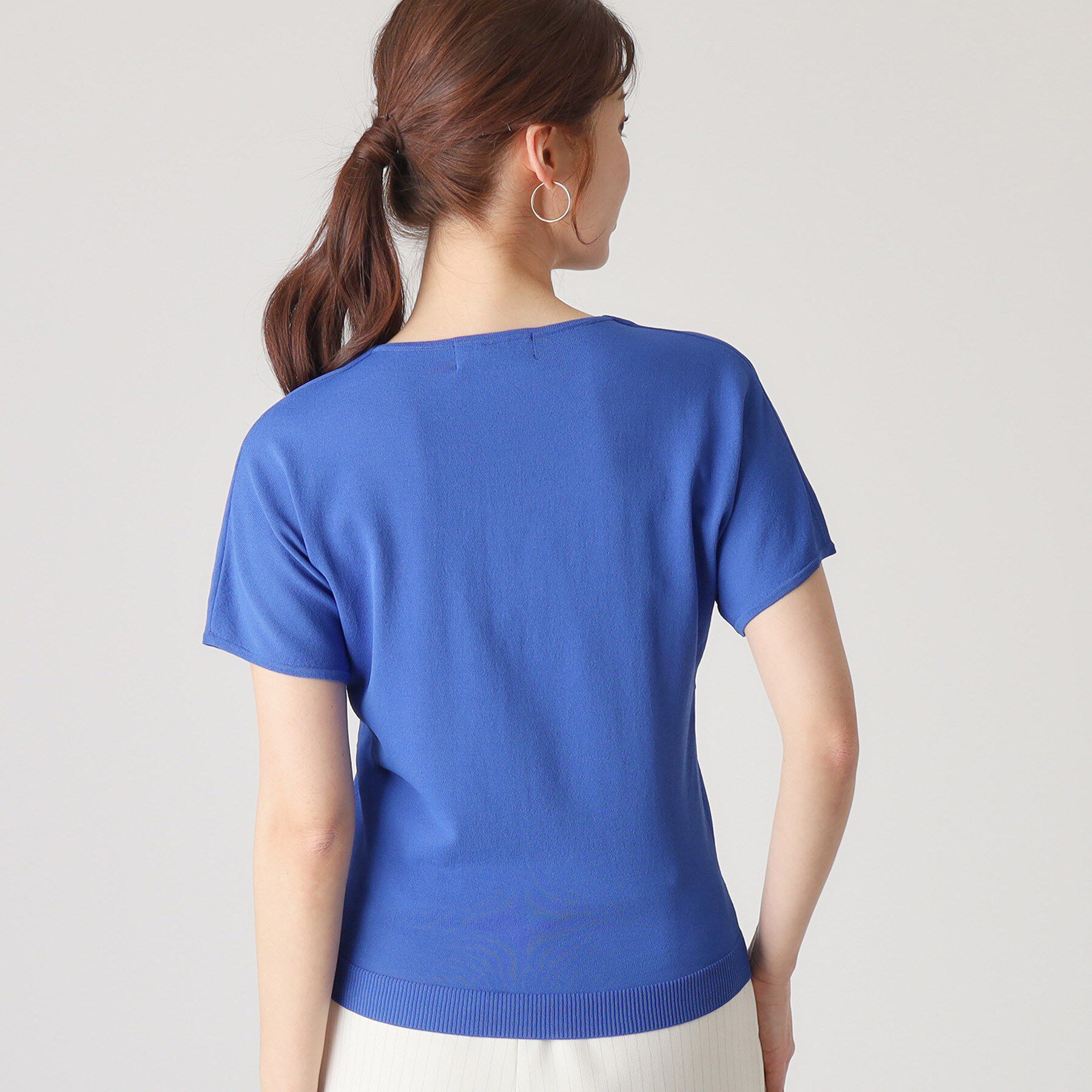 COUP DE CHANCE「【洗える】捻りデザインのニットトップス」|ニット・セーター|