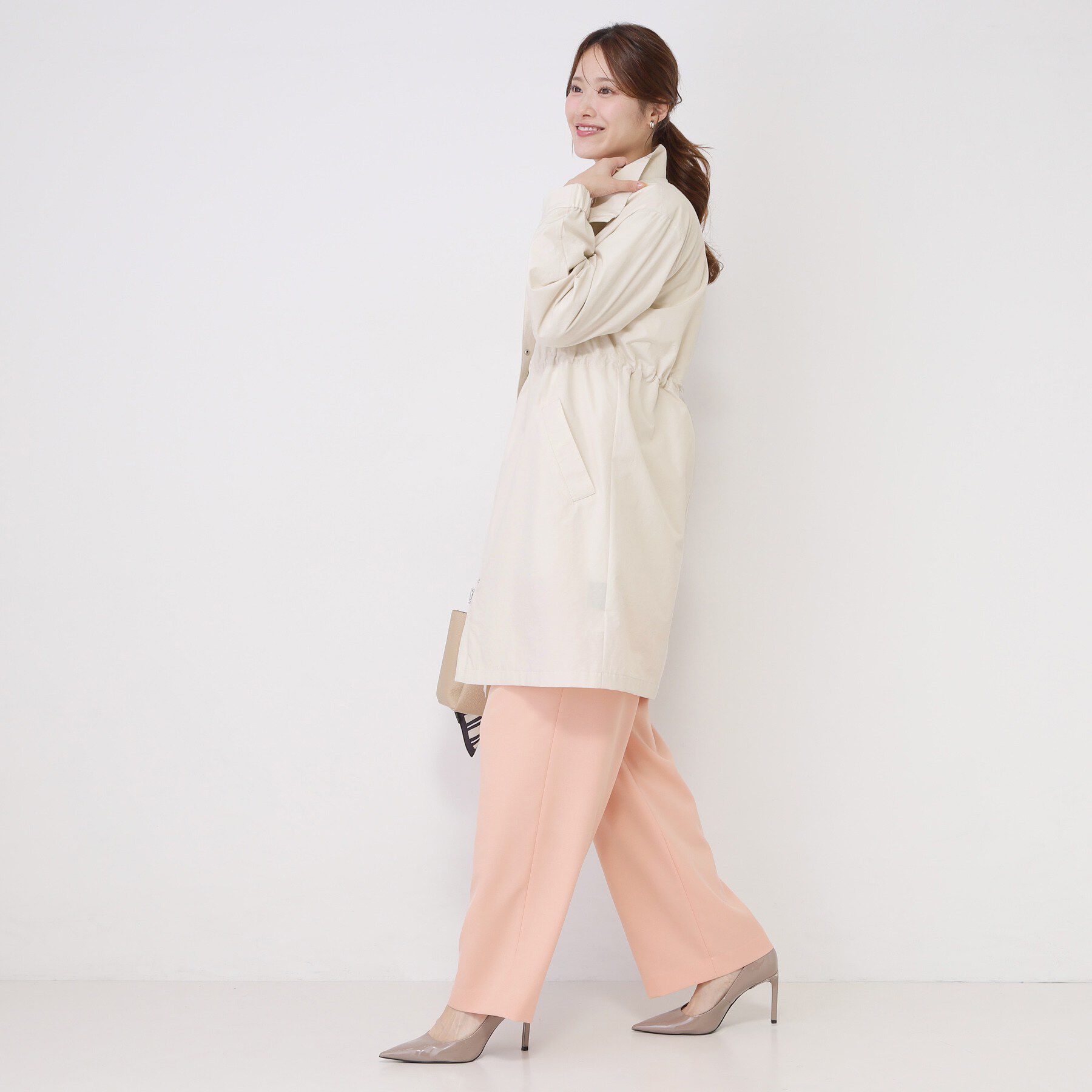 COUP DE CHANCE「【手洗い可／ライナー付き／ウエスト調整可／袖プッシュアップ可】モッズコート」|ミリタリー・モッズコート|