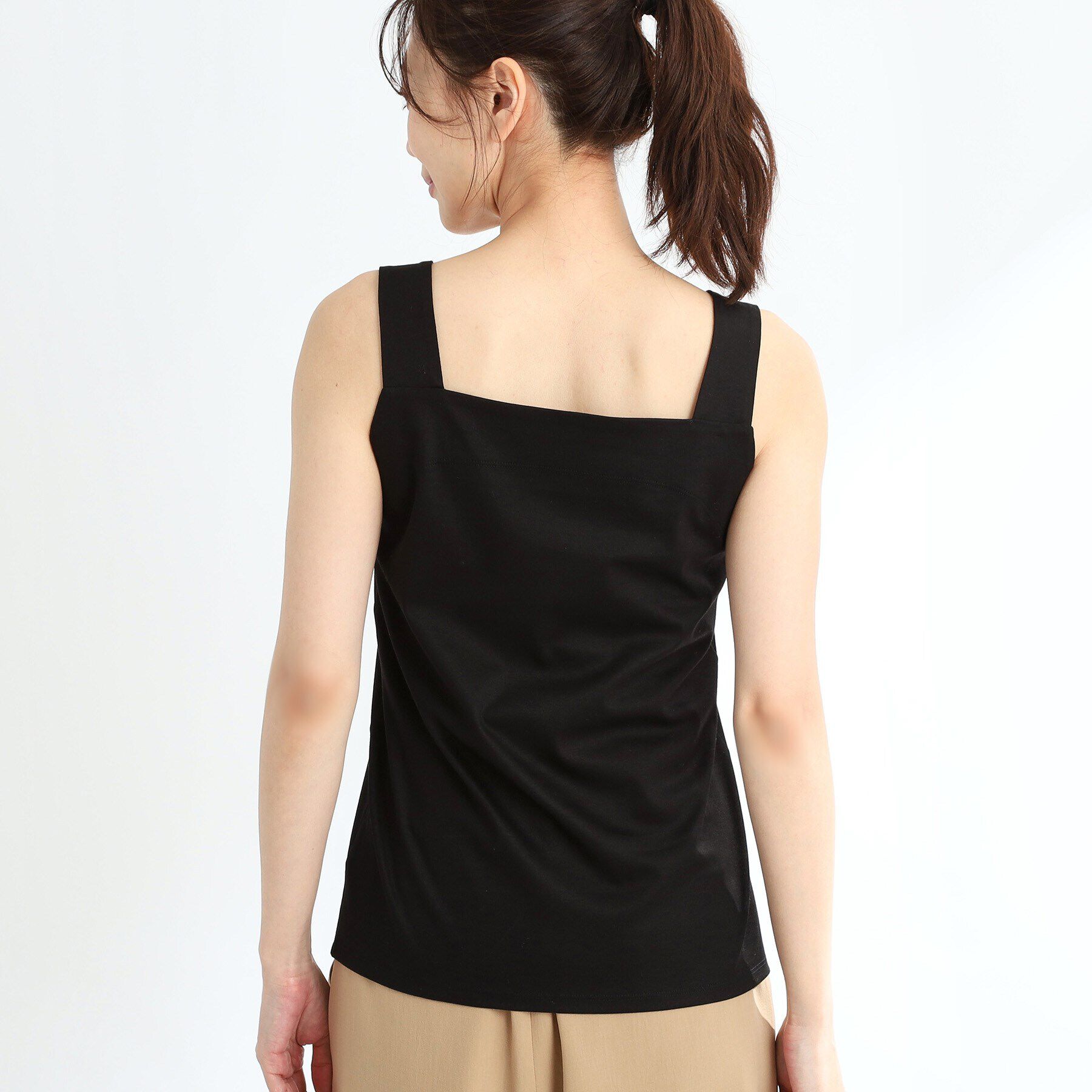 Reflect「【洗える】ベーシックカラータンクトップ」|キャミソール|